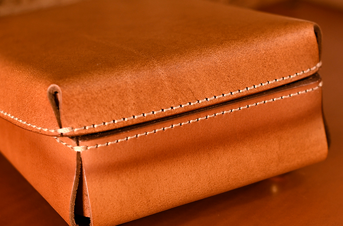 レザーボックス(KZ-5)エイジング例