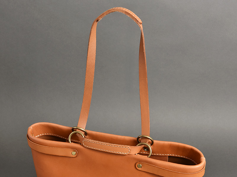 【仙台店12周年記念鞄】ループトート(SND12-06)　取っ手伸ばした状態