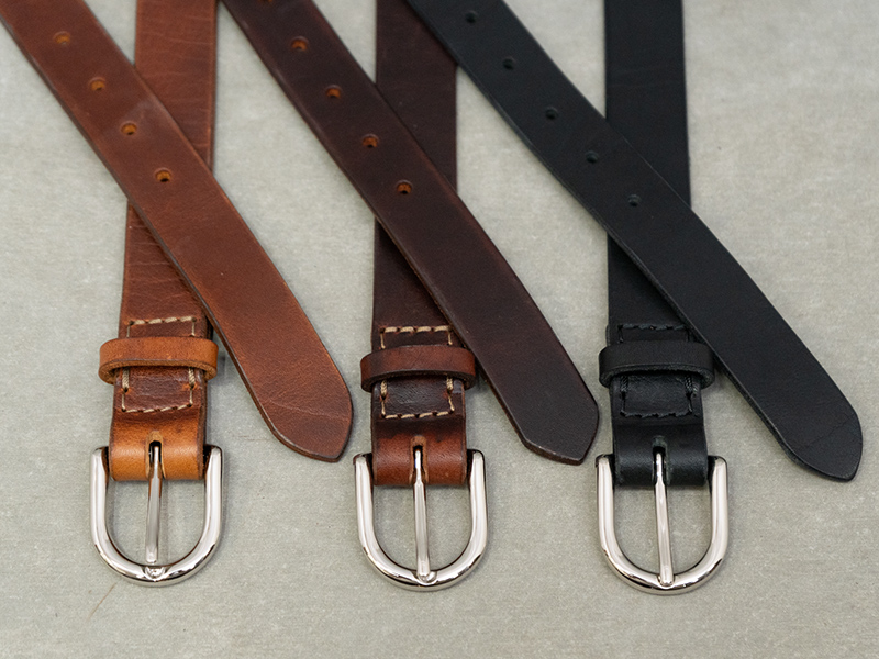 ブリティッシュレザーベルト(GB-6)　3色