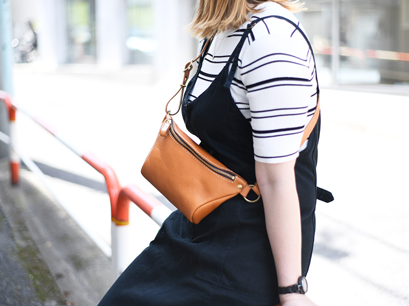 プチポッシュ(F-15)キャメル着用