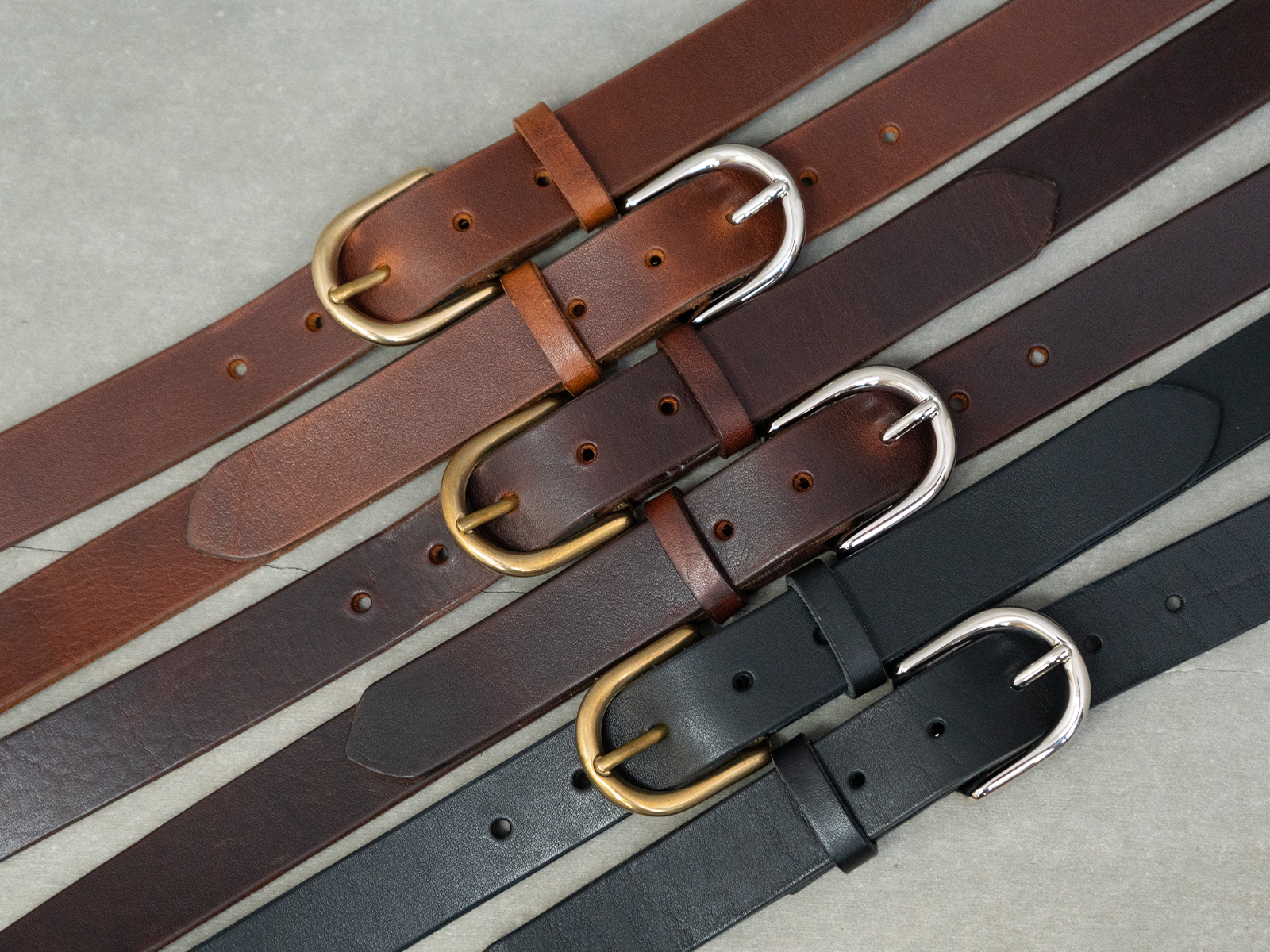 ブリティッシュレザーベルト(GB-5)(GB-6)