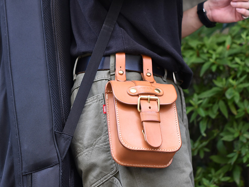 スタンダードベルトポーチ(E-49)/L/キャメル