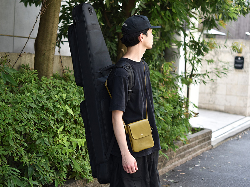 2部屋サコッシュ(CP-9)/T/グリーン/森下着用2