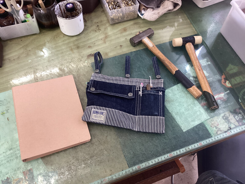 作り手吉積の作業道具