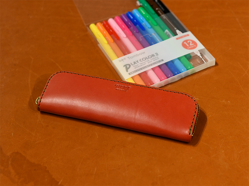 トレー式ペンケース(KP-5)Mサイズ/レッド