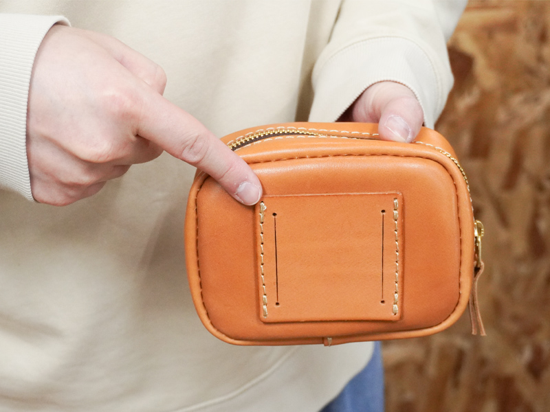 2way縦横ベルトポーチ(E-118)　後面