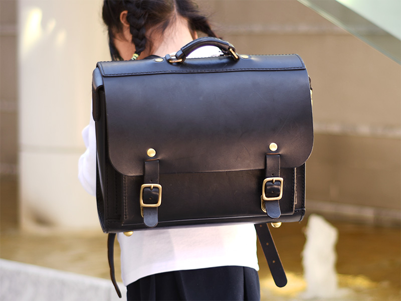 横広タル型ランドセル(R-52)/Sサイズ/ブラック1