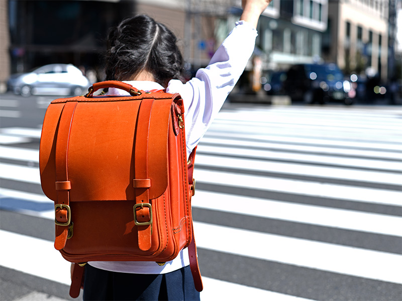 縦型ランドセル・玉縫い(R-51-A)/Sサイズ/レッド3